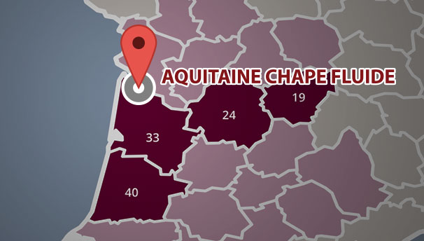Aquitaine chape fluide : plan d'acces